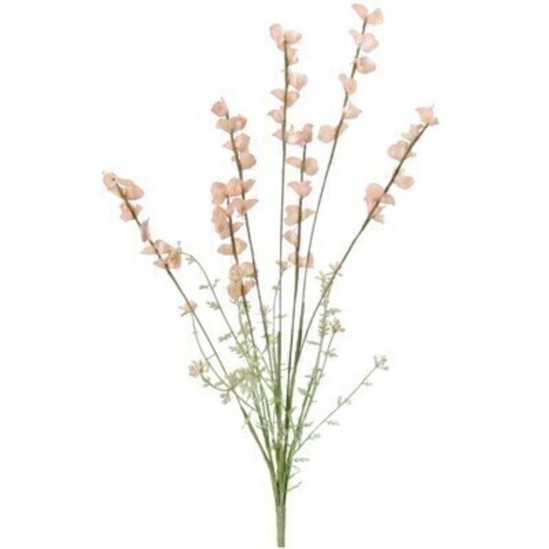 Pink Wild Lupin Artifical Spray By Gisela Graham A realistic faux pink lupin and wildflower artifical flowers. The artifical pick can be arranged into a pot or vase. made by the Londer designer Gisela Graham who designs really beautiful gifts for your home and garden. Would make an ideal gift. Would look good in any home and would suit any decor.